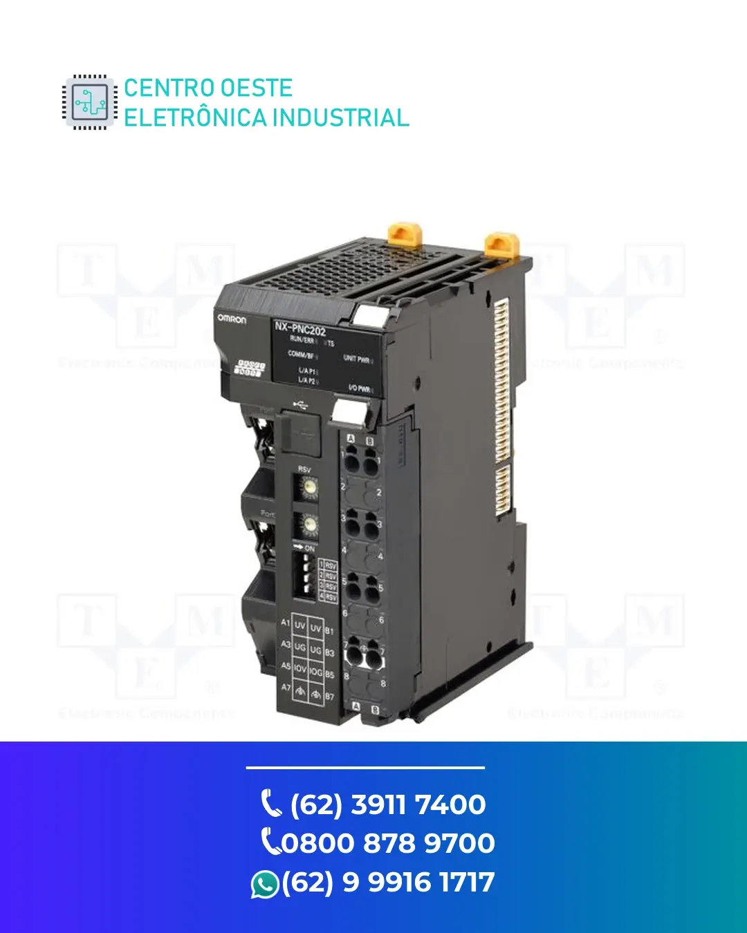 CONSERTO DE REDE OMRON PROFINET BRASIL