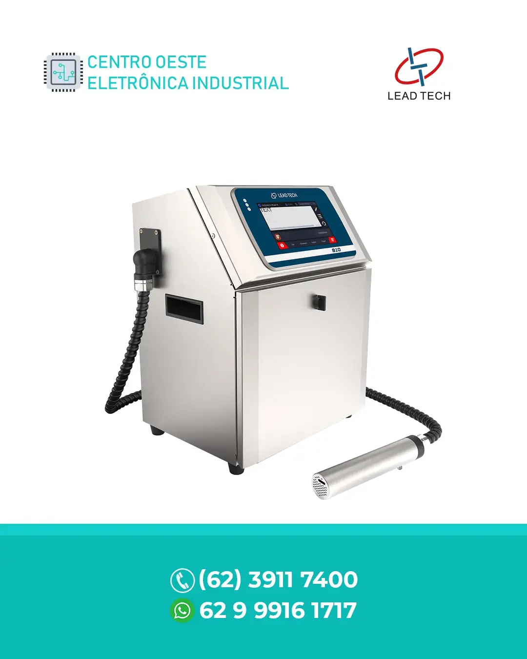 AJUSTE EM IMPRESSORA CIJ PADRÃO LT800 LT810 LEAD TECH BRASIL