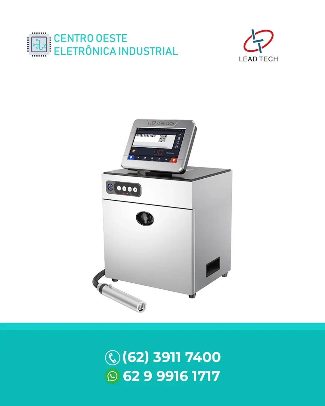 ASSISTÊNCIA TÉCNICA EQUIPAMENTOS IMPRESSORA CIJ DE ULTRA ALTA VELOCIDADE I9HRS LEAD TECH BRASIL