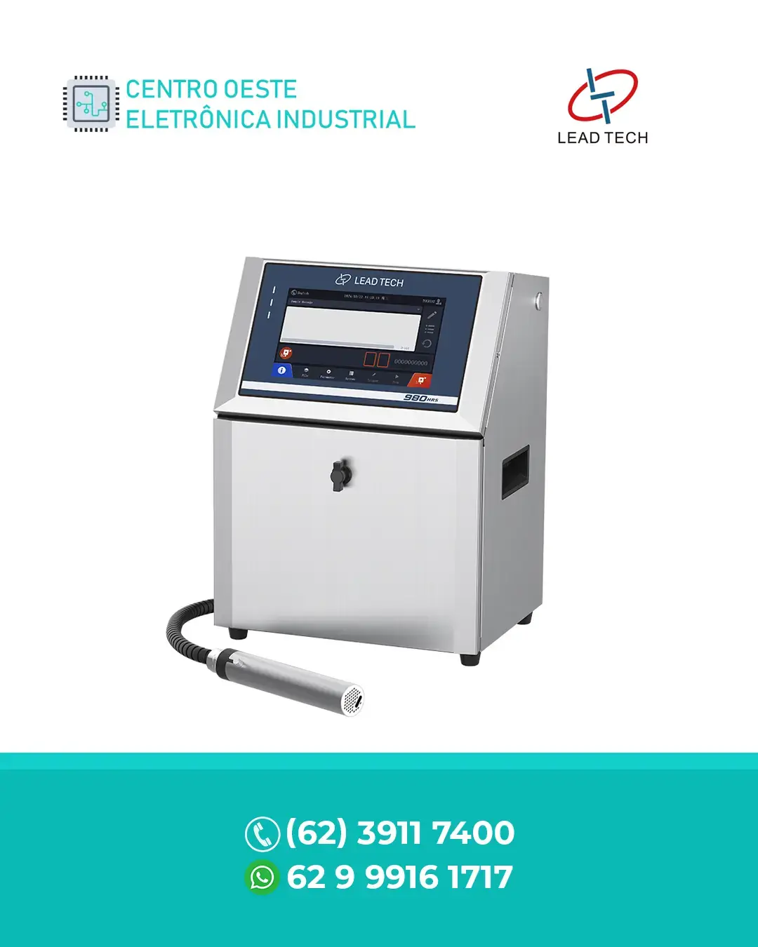 CONSERTO EM LEAD TECH IMPRESSORA CIJ DE ULTRA ALTA VELOCIDADE LT980HRS LEAD TECH BRASIL