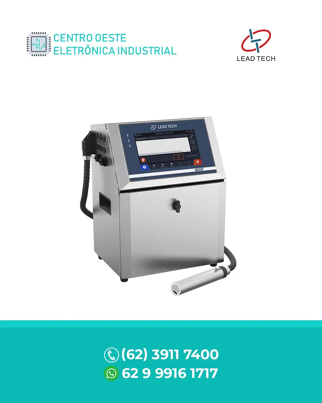 REPRESENTANTE TÉCNICO EM IMPRESSORA CIJ DE ALTA VELOCIDADE LT900 LEAD TECH BRASIL