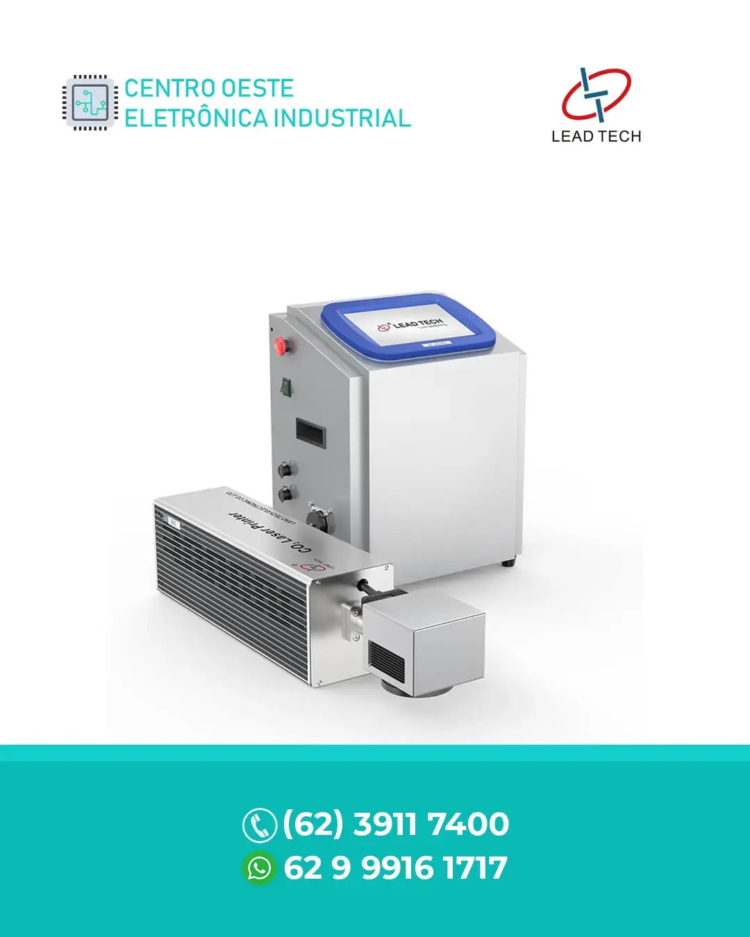 SUPORTE TÉCNICO MÁQUINA DE MARCAÇÃO A LASER CO2 30W LEAD TECH BRASIL